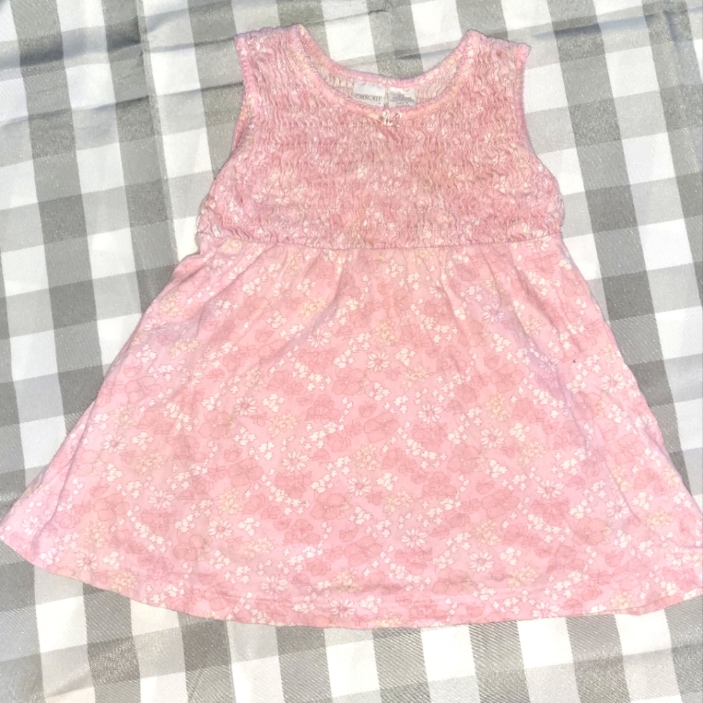 Cherokee Pink Floral Dress 2T